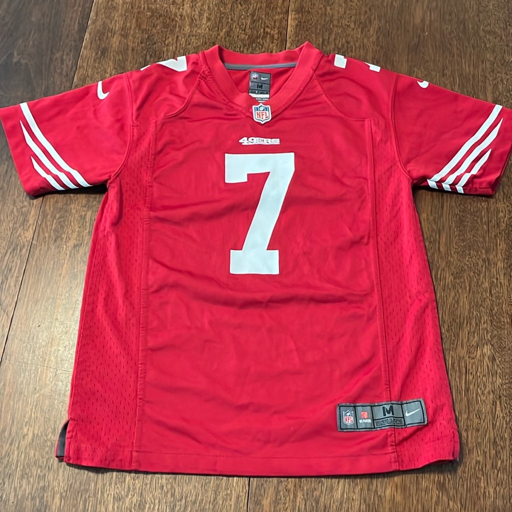 NFL 49ers Kaepernick Jersey Kids Size Medium 10/12